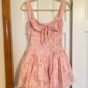 Pink Babydoll Style Dress